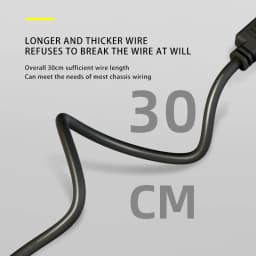 COOLMOON ARGB SYNC Splitter 5V 3 Pin 1 to 2/3/4 30CM Mainboard ARGB Extension Cable with Protective Cap for Computer Chassis
