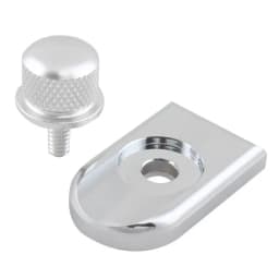 Bracingo Fit For Harley Sportster Touring Softail Dyna CVO Motorcycle Rear Seat Bolt Screw Nut Tab Knob Cover Kit Spacer Pad