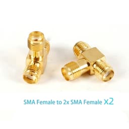 2PCS SMA to SMA Adapter SMA Male Female to Male Female RP SMA Straight 3 Way Right Angle 90 135 Degree RF Connector for Antenna