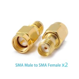 2PCS SMA to SMA Adapter SMA Male Female to Male Female RP SMA Straight 3 Way Right Angle 90 135 Degree RF Connector for Antenna