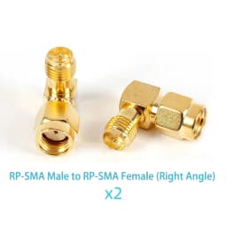 2PCS SMA to SMA Adapter SMA Male Female to Male Female RP SMA Straight 3 Way Right Angle 90 135 Degree RF Connector for Antenna