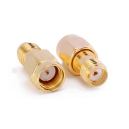2PCS SMA to SMA Adapter SMA Male Female to Male Female RP SMA Straight 3 Way Right Angle 90 135 Degree RF Connector for Antenna