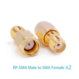 2PCS SMA to SMA Adapter SMA Male Female to Male Female RP SMA Straight 3 Way Right Angle 90 135 Degree RF Connector for Antenna