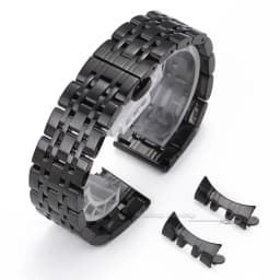 Solid Stainless Steel Band 18mm 20mm 22mm Universal Smartwatch Replacement Strap Bracelet Men Business Watchband Belt