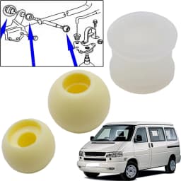 3 PCS Car Gear Linkage Selector Bush Repair Kit Shift Rod For VW Transporter T4 1990-2013 OE# 701711166 7D0711131 015311544