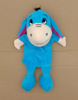 35cm Cartoon Animal Hand Puppet Parent-child Game Doll Lion Elephant Pig Appease Toys Birthday Gifts For Children