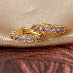 Luxury Stainless Steel Colorful Zircon Small Hoop Earrings For Women Fashion Korean Huggie Women's Jewelry pendientes mujer