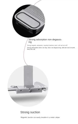 Stainless Steel Milanese Strap Return Magnetic Bracelet 18mm/20mm/22mm Replacement Strap Suitable for Smartwatches