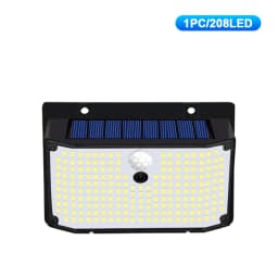 138 LED Solar Light Outdoor Solar Wall Lamp Human Body Sensor 3 Mode Waterproof Garden Decor Street Lights Sunlight Powered