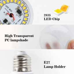 4pcs/lot E27 LED Bulb Lamps AC 220V SMD2835 3W 6W 9W 12W 15W 18W Lampada Led Light Bulbs Living Room Home Indoor LED Bulb