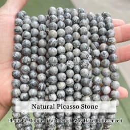 5A Natural Black Agate Onyx Stone Beads Round Loose Spacer 4 6 8 10 12mm For Jewelry Making DIY Bracelets Accessory 15'' Strand
