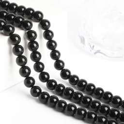 5A Natural Black Agate Onyx Stone Beads Round Loose Spacer 4 6 8 10 12mm For Jewelry Making DIY Bracelets Accessory 15'' Strand