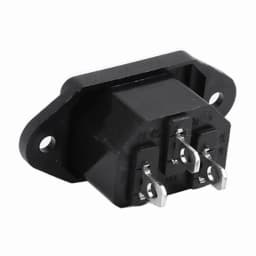 IEC320 10A 250V Black Male female docking Plug Connector Rewireable C13 C14 Plug Rewirable Power Konektor 3 Pin AC Socket
