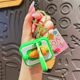 DIY Keychain Carrot-cutting Creative Mini Cutting Fun Stress-relieving Toy Interesting Toy Gift