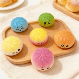 "1-Pack" and "2-Pack" Colorful Soft Squishy Blind Boxes, Suitable for Playing, Displaying, Daily Entertainment, and Decoration, Pu Toy Soft Simulation Squishy Stress-Relief Gadget, Small Steamer Model for Hand-Squeezing Stress Relief (Package Style Is Random)