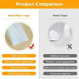 Extra Powerful Double Sided Adhesive Super Strong Double Sided Tape Non-slip Waterproof Translucent Mesh Tape Kitchen Bathroom