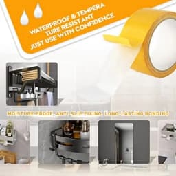 Extra Powerful Double Sided Adhesive Super Strong Double Sided Tape Non-slip Waterproof Translucent Mesh Tape Kitchen Bathroom