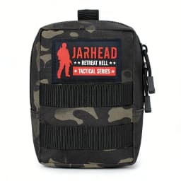 Tactical MOLLE Pouch EDC Utility First Aid Kit Bag Outdoor Waist Pack Water Resistant Nylon Gear Organizer for Hiking Camping