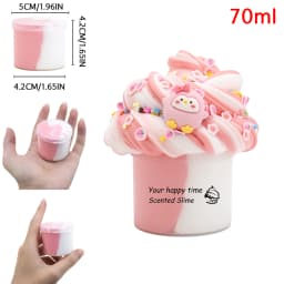 2.03oz Butter Slime Super Soft Non-Sticky Plasticine Polymer Clay DIY mud Charm Stress Relief Toy for Party Favor Birthday Gifts