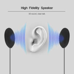 EJEAS V6 PRO+ Motorcycle Helmet Headset Earphone Microphone Speaker Type-C with New Style Mounting Clip Double-Sided Tape Gift