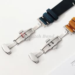 Stitching Cowhide Strap for Omega 18/19/20/21/22/24mm for Wrist Bracelet for Seiko Vintage Leather Watch Band Butterfly Buckle