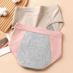 4Pcs Women's Menstrual Panties Physiological Pants Leak Proof Underwear Ladies Period Panty High Waist Cotton Briefs Lingerie