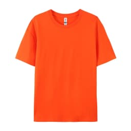 100% Cotton Solid Tshirts Men Woman Short Sleeve Fashion Brand Trend Couple Clothing Tees Customized Candy Color Summer Tops