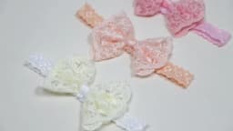 Headbands for Girl Soft Elastic Lace Bow Baby Girl Hair Band Children Turban Kids Headwear Hair Accessories for Newborn Infant