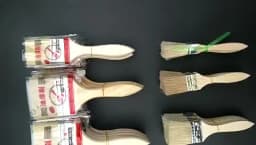 New Home Use Brush Wooden Handle Painting Wax Brushes 185mm Long Round Bristle Chalk Oil Paint DIA