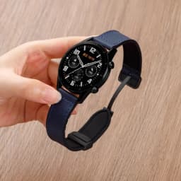 22mm 20mm Leather Silicone Strap For Samsung Galaxy Watch 7 6 5 4 40mm/44mm Magnetic Band For Galaxy Watch 6 Classic 43mm 47mm