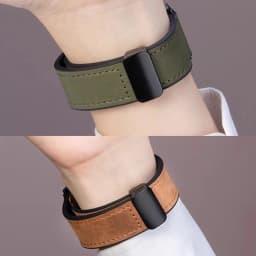 22mm 20mm Leather Silicone Strap For Samsung Galaxy Watch 7 6 5 4 40mm/44mm Magnetic Band For Galaxy Watch 6 Classic 43mm 47mm