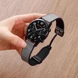 22mm 20mm Leather Silicone Strap For Samsung Galaxy Watch 7 6 5 4 40mm/44mm Magnetic Band For Galaxy Watch 6 Classic 43mm 47mm