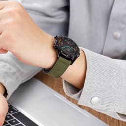 22mm 20mm Leather Silicone Strap For Samsung Galaxy Watch 7 6 5 4 40mm/44mm Magnetic Band For Galaxy Watch 6 Classic 43mm 47mm
