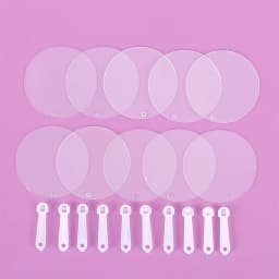 10/15/20Pcs Goo Card Handbook Stickers 5cm Mini Guka Fan Kawaii Decoration Sticker DIY Hand Tools Cuckoo Card School Supplies