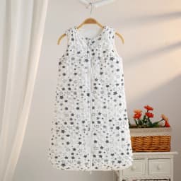 Baby Sleeping Bag 0-6m Autumn and Winter Vest-Style Bean Velvet Newborn Leg-Wrapped Sleeping Bag Anti-Kick Sleeveless Baby Sleeping Bag
