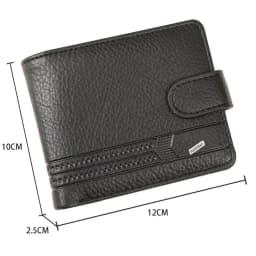 Men Wallets Leather Zipper Purse Man Slim Card Horders Quality Male Short Multi-card Wallet Coin Pocket Purse