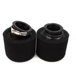 Foam Air Filter 35mm 38mm 42mm 45mm 48mm 50mm 60mm Sponge Cleaner Moped Scooter Dirt Pit Bike Motorcycle Black and Red