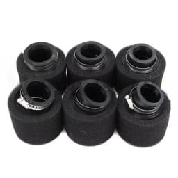 Foam Air Filter 35mm 38mm 42mm 45mm 48mm 50mm 60mm Sponge Cleaner Moped Scooter Dirt Pit Bike Motorcycle Black and Red