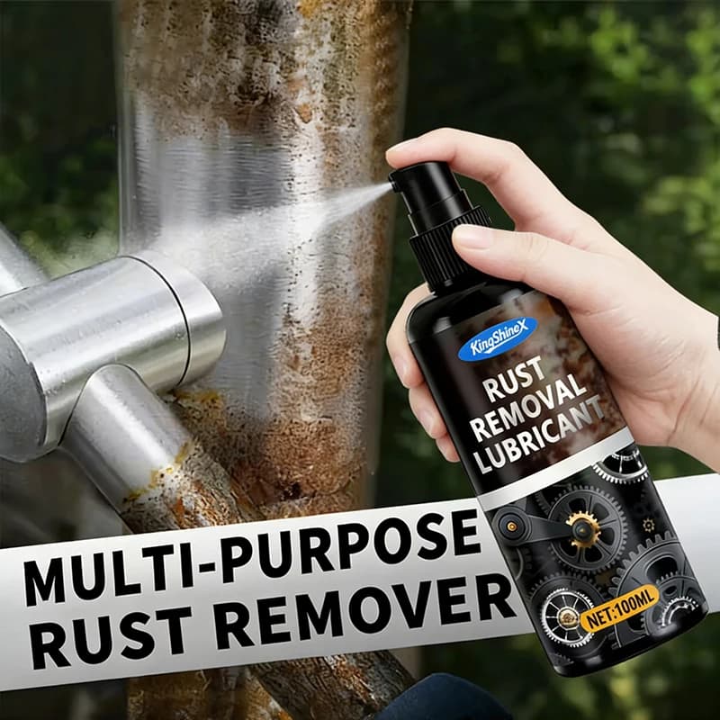 100mL Universal Rust Remover Revitalizing Spray for Car Wheels & Metal Surfaces Strong Decontamination Smooth & Reliable