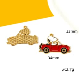 10/20/30Pcs Cute Dog DIY Keychain Metal Handmade for Making Alloy Key Chain Cute Keyring Gift for Fans