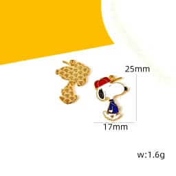 10/20/30Pcs Cute Dog DIY Keychain Metal Handmade for Making Alloy Key Chain Cute Keyring Gift for Fans