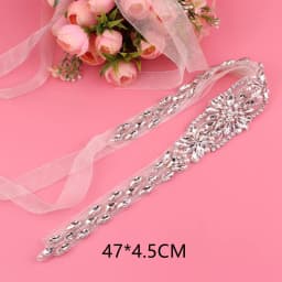 Ladies' Belt, Crystal Belt, Wedding Dress Accessories, Diamond Bridal Belt, Wedding Supplies