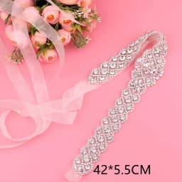 Ladies' Belt, Crystal Belt, Wedding Dress Accessories, Diamond Bridal Belt, Wedding Supplies
