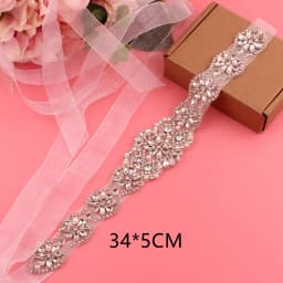 Ladies' Belt, Crystal Belt, Wedding Dress Accessories, Diamond Bridal Belt, Wedding Supplies