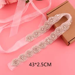 Ladies' Belt, Crystal Belt, Wedding Dress Accessories, Diamond Bridal Belt, Wedding Supplies