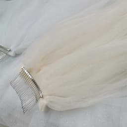Bling Two Layers Bridal 3.5M Long Wedding Veils Luxury Shiny Glitter Tulle Bride Mesh Veil with Comb Mariage Accessories
