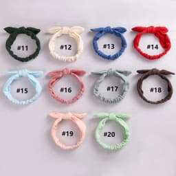 Rabbit Ears Baby Girl Headband Elastic Girl Hairband Newborn Baby Bow Headbands Bowknot Hair Accessories