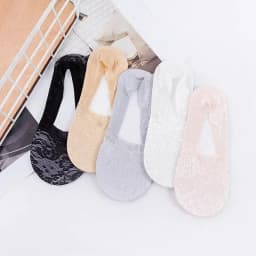 5 Pairs/Lot Socks Women Boat Socks Summer Breathable Silicone Non-slip Thin Invisible Ankle Sock Fashion Transparent Short Sox