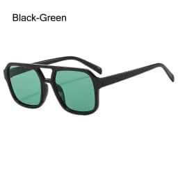 Retro Square Aviation Sunglasses for Women Men Stylish Big Frame Sun Glasses Ins Style Shades 70s Glasses