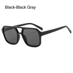 Retro Square Aviation Sunglasses for Women Men Stylish Big Frame Sun Glasses Ins Style Shades 70s Glasses